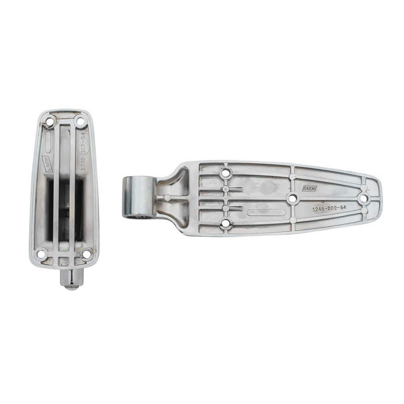 Kason 1248 Spring Assisted Hinge, 2 Inch Offset, Polished Chrome Finish, 11248000030 - Image 2